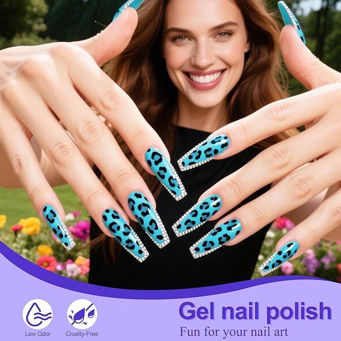 Artdone Gel Nail Polish Set Solid UV Gel 16 Bottles Set Include Top & Matte Top Coat and Base Coat White Pink Yellow Blue Red Colors For All Seasons Neutral Soak Off Manicure Kit For Nail Art