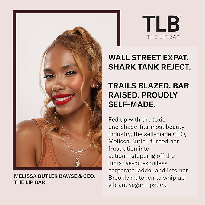 The Lip Bar - Lip Gloss, Ms. Independent (Pink Brown Nude) - Gloss Up Color Rich - Smooth, Not Sticky Formula - Coconut Oil, Olive Oil, Argan Oil & Vitamin E - Vegan & Cruelty Free - .30 fl oz