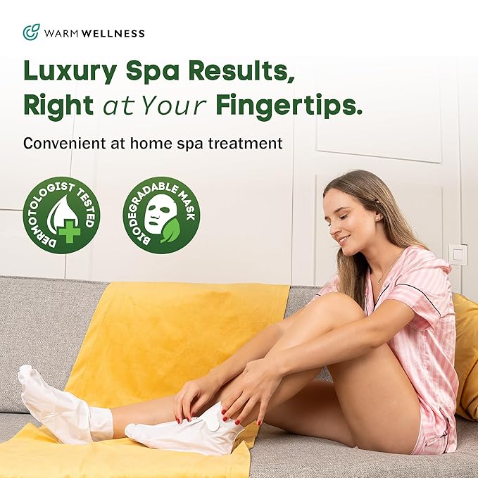 Foot Peeling Mask – Lavender Exfoliating Treatment Booties for Callus Removal & Renewal of Dry, Cracked Feet – Dermatologist-Inspired Moisturizing Spa Therapy for Men & Women (Tea Tree 2 Pairs)