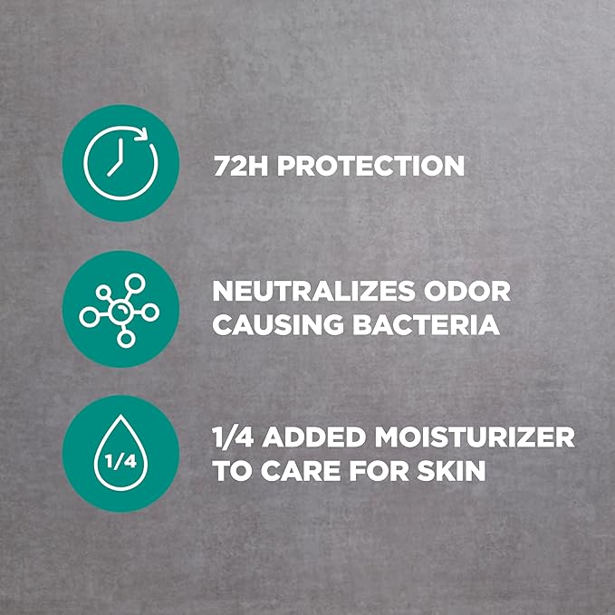 Dove Men+Care Aluminum-Free Deodorant Moon Oasis 4 Count for a Long-Lasting Scent, with 72H Odor Protection, 3.0 oz