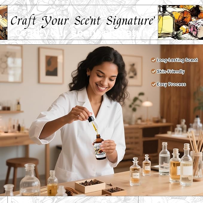 HIQILI Amber Fragrance Oil for Candle, Perfume, Soap Making, Hotel Scents for Essential Oil Diffuser & Aromatherapy - 5.07 Fl Oz