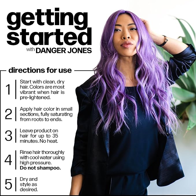 Danger Jones Semi-Permanent Hair Color (Burnout - Orange)
