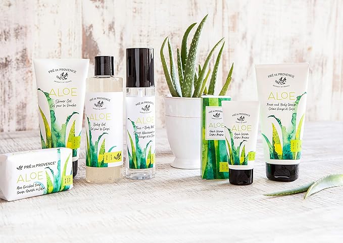 Organic Aloe Collection Hydrating Face and Body Cream (6.7oz), Fresh Cucumber Scent