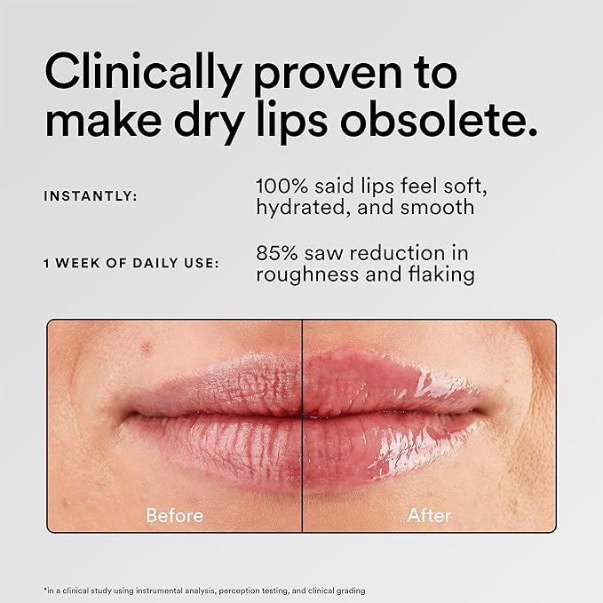 Experiment Softwear Smoothing Lip Treatment - 24hr Hydration with Squalane, Glycerin & Pomegranate Sterols - Intensive Moisture & Repair for Extra Dry, Flaky Lips - Vegan Lip Balm, .34 FL OZ