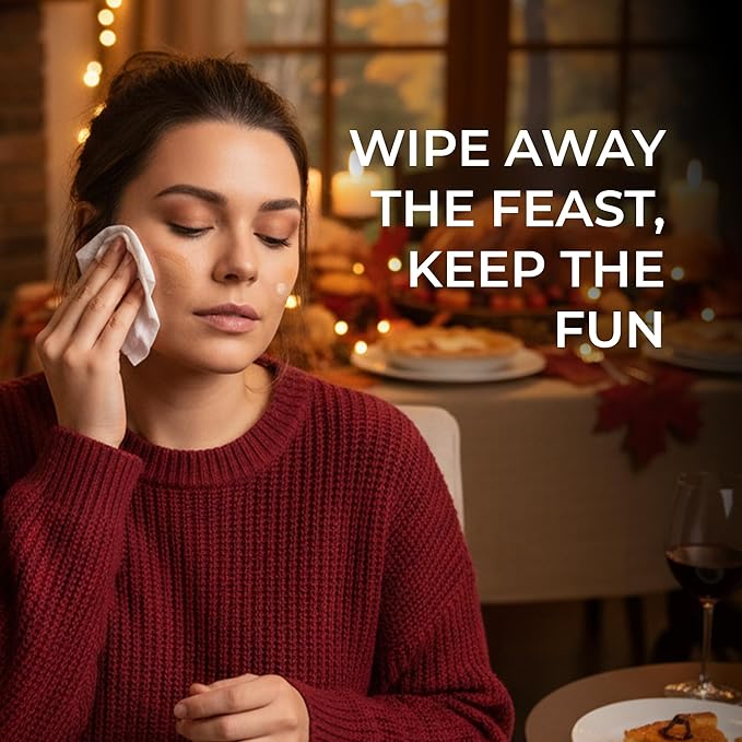 Diamond Wipes Makeup Remover Wipes, Alcohol Free Facial Cleansing with Vitamin E, Case of 50 Face Wipes