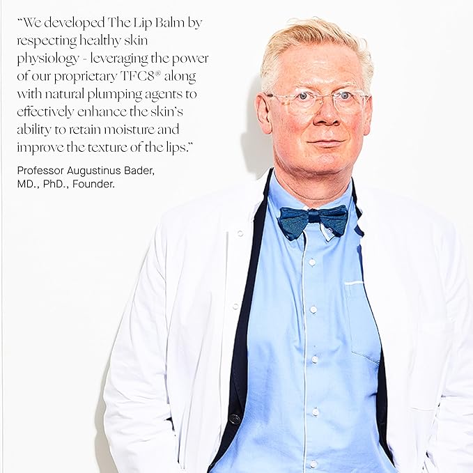 Augustinus Bader The Lip Balm – Luxury Nourishing & Hydrating Treatment Balm – Smooths, Softens & Restores Dry, Chapped Lips – Lightweight, Long-Lasting Moisture – 4 g / 0.14 oz