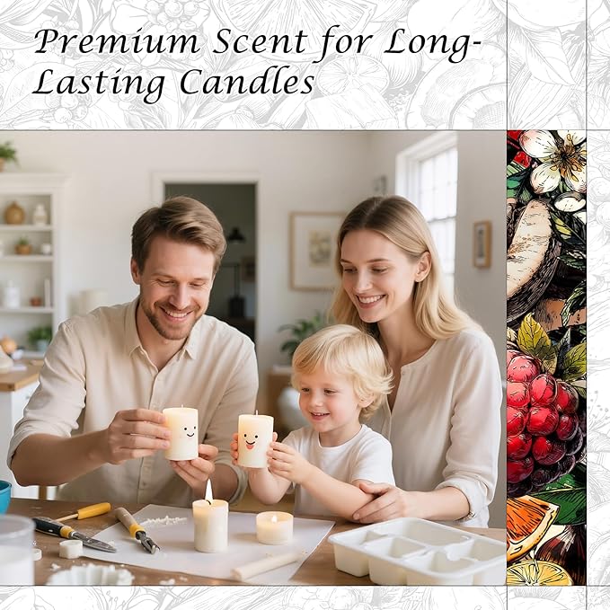 HIQILI Wild Strawberry & Parsley Fragrance Oil for Candle Making, Inspired by J-M.Lone Wild-Straw & Psley, Fresh Soap Scents, DIY Body Spray & Perfume for Women - 1 Fl Oz