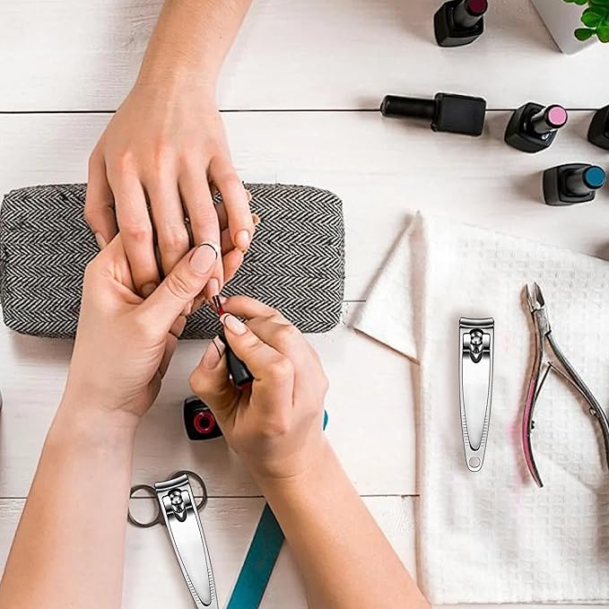 80 Pack Nail Clippers Bulk,Nail Clipper Set Flat Trimmer Portable Bulk in Bulk,Nail Supplies Manicure Tools for Women Man Adult Homeless Care