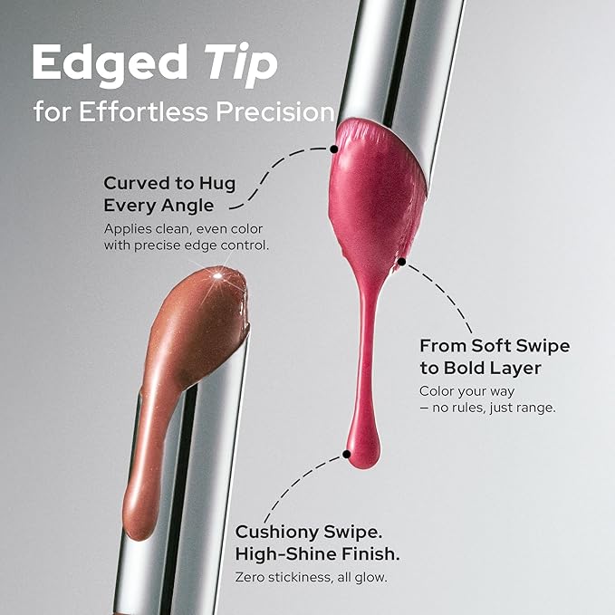 Unseen Balloon Tint, 9 Colors Set for All Skin Types. Buildable Color, Long Lasting Glossy Lip Stains, Lightweight Lip Gloss Make up (245 Geek, 0.11 Ounce (Pack of 1))