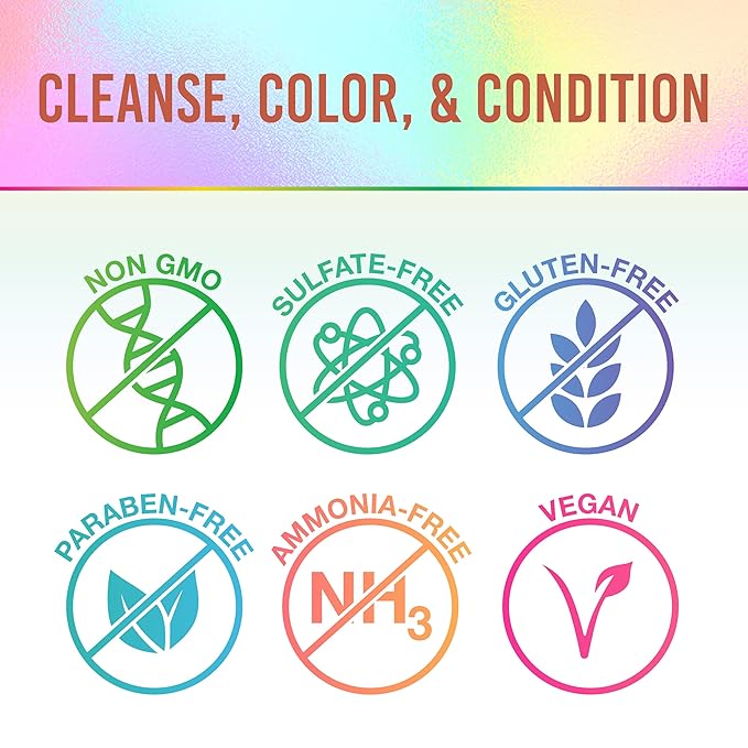 Punky Colour 3-in-1 Color Depositing Hair Cleanser & Conditioner, 8.5 fl oz. (AuburnAmazing)