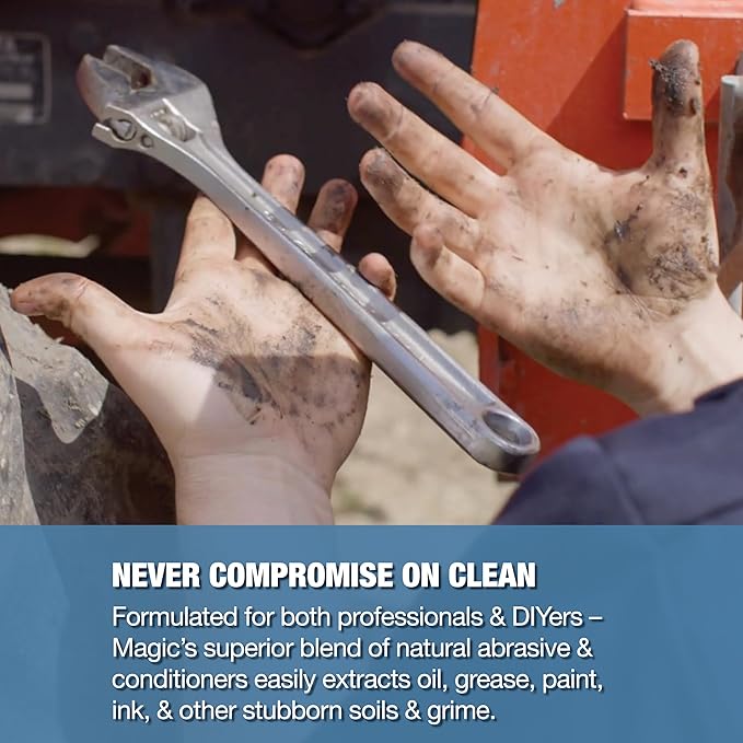 Zenex Magic Hand Soap - Industrial Hand Cleaner for Auto Mechanics | Shop Soap | Walnut Shell Scrubbers to Remove Grease, Oil, Ink & Paint | Moisturizing Ingredients | 3.55 L (1 Pack)