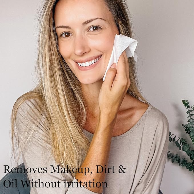 mivida 500 Count Bulk Individually Wrapped Makeup Remover Wipes with Vitamin E | Hypoallergenic, Fragrance-Free, Alcohol-Free makeup wipes | Bulk single make up removing wipes