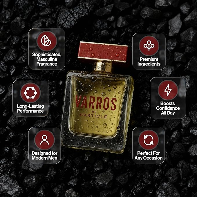 Particle Varros Cologne for Men 3.38 fl.oz Eau de Parfum