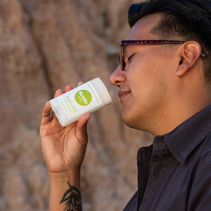 HUMBLE BRANDS Aluminum-Free Deodorant, Vegan and Cruelty- free, Formulated for Sensitive Skin, Patchouli Copal, Bergamot Ginger, Moroccan Rose, 2.5 Ounce (Pack of 3)