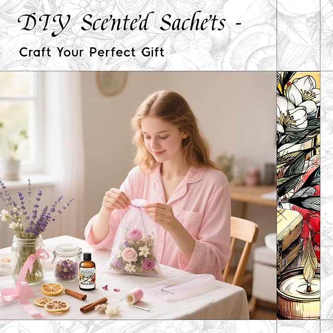 HIQILI Miracle Ember Fragrance Oil - Sweet Fruity Floral Scent for Candle & Soap Making, Essential Oil Diffusers - 1 Fl Oz