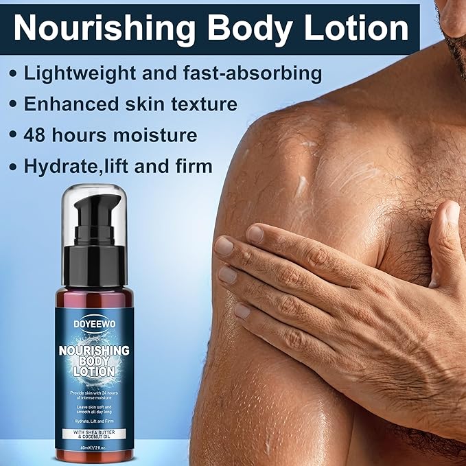 Gifts for Men, Boyfriend, Husband, Dad,Mens Body Wash Bath Gift Set, Cleanses,Hydrates,Nourishes & Soothes Skin,Christmas Gift Stocking Stuffers Secret Santa Birthday Valentines Sweetest Gifts for Him