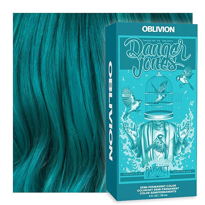 Danger Jones Semi-Permanent Hair Color (Oblivion - Teal)