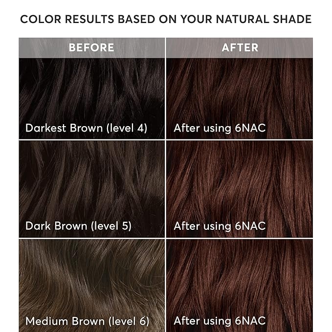 Madison Reed Radiant Hair Color Kit | 6NA Medium Ash Brown with Cool Smoky Undertones (Monza Brown) for 100% Gray Hair Coverage | Dimensional Permanent Hair Dye | PPD-Free & Ammonia-Free | 2 Pack