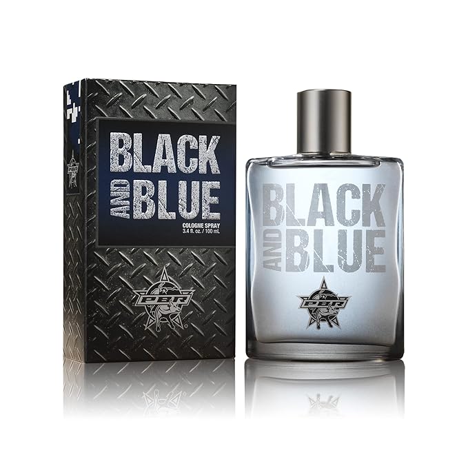 Tru Western PBR Black and Blue Men's Cologne, 3.4 fl oz (100 ml) - Crisp, Fresh, Spirited