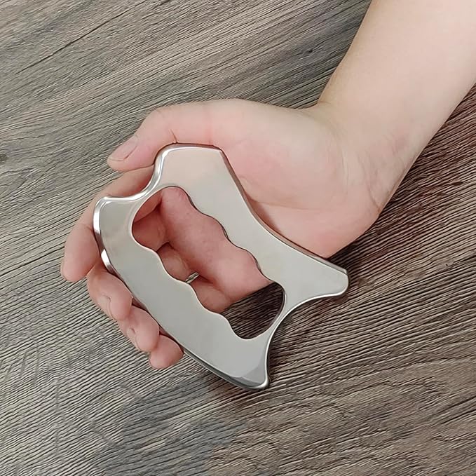 BYYDDIY Stainless Steel Muscle Scraper Tools Set & GuaSha Scraping Massage Tools,Derma Edge Massage Tool & Massage Scraper Tool (S2X)