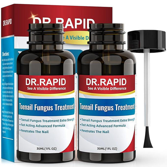 Toenail Fungus Treatment Extra Strength - Effective Antifungal Nail Repair Solution with Tea Tree Oil for Toenail & Nail Fungus, Fast Acting Treatment for Damaged Nails & Ingrown Toenail - 60ml/2fl oz
