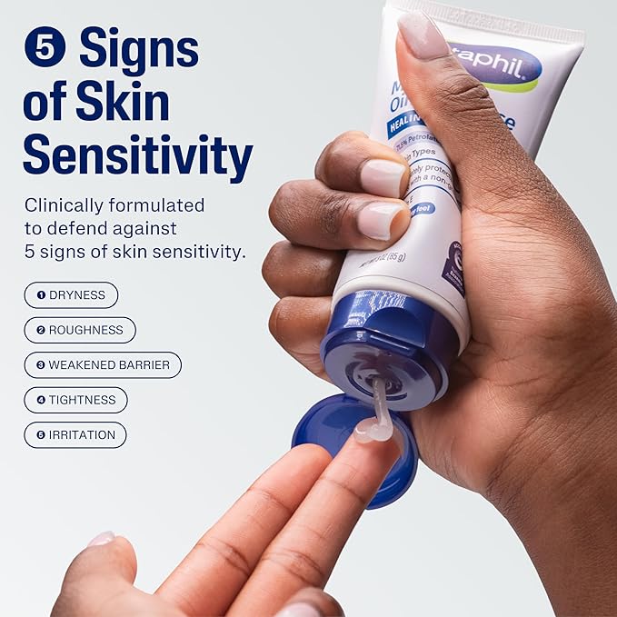 CETAPHIL Healing Ointment, 3 oz, For Dry, Chapped, Irritated Skin, Heals and Protects, Soothes Cracked Hands and Chapped Lips, Hypoallergenic, Fragrance Free