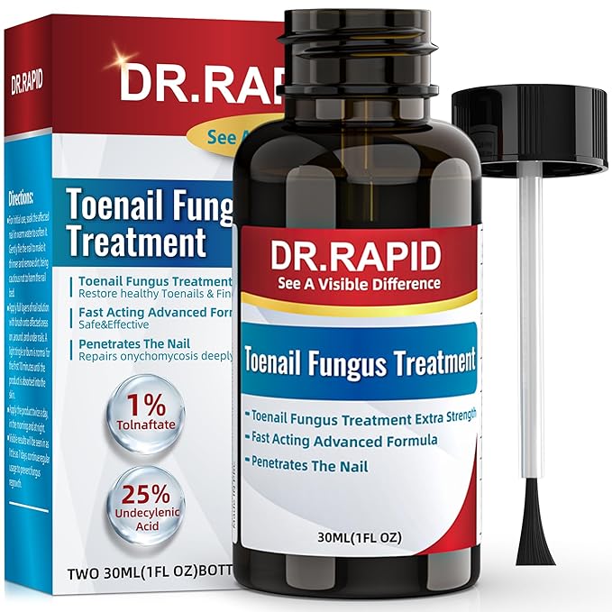 Toenail Fungus Treatment Extra Strength - Effective Antifungal Nail Repair Solution with Tea Tree Oil for Toenail & Nail Fungus, Fast Acting Treatment for Damaged Nails & Ingrown Toenail - 30ml/1fl oz