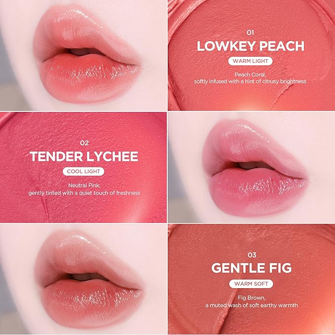 lilybyred Balming Dewy Tint | Korean Semi-Glow Lip Stain, Velvet to Soft Glow Texture, Sheer Buildable Color, Moisturizing & Lightweight, Natural Flush Look, Non-Sticky, 0.21 oz. (06 Topping Cherry)