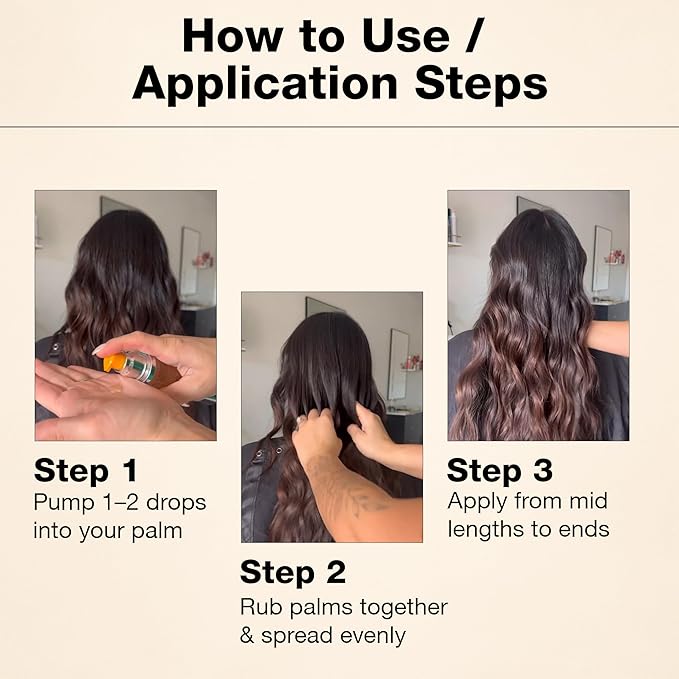 GK HAIR Oil - Argan Oil Heat Protectant Serum -Lightweight Hair Serum -Perfect For Keratin,Frizzy, Curly, Dry & Damaged ends-Adds Shine and Smooths,Paraben, Phthalate and Sulfate Free (1.69 oz)