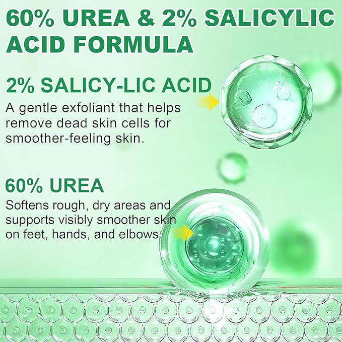 2PCS Foot Cream with Aloe Vera 2.46 oz/70 g, Heel Stick, Moisturizing Foot Balm, Crack Feet Prevention Stick for Removing and Smoothing Cracked Hands Elbows Feet, Moisturizes and Hydrates the Dry Skin