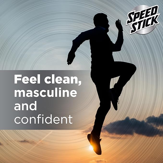 Speed Stick Men's Antiperspirant Deodorant, Irish Spring Scented, 3 Ounce, 4 Pack