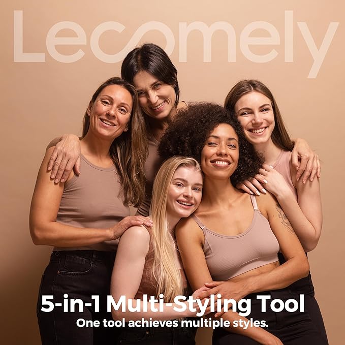 5 in 1 Air Wrap Hair Styler with Automatic Curling & Drying Features Lightweight High-Speed Hair Dryer Airwrap with Negative Ion Technology for Frizz Control & Long Lasting Styles AirEdge A3