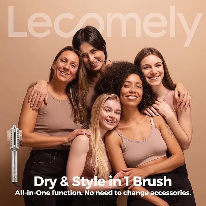 3 in 1 High Speed Hair Dryer Brush, Blow Dryer Brush in One for 300% Faster Dry & Style, Blowout Hot Air Brush, One Step Straightener Volumizer with Negative Ions for Smooth AirBlow B3