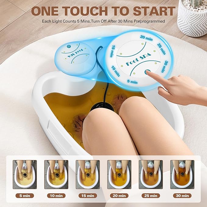 Ionic Foot Bath Detox Machine - Suitable for Home Use, Home Salon-Level Spa Detox Machine, Healthy Detoxification, with Foot Bath, Array * 2, Liner