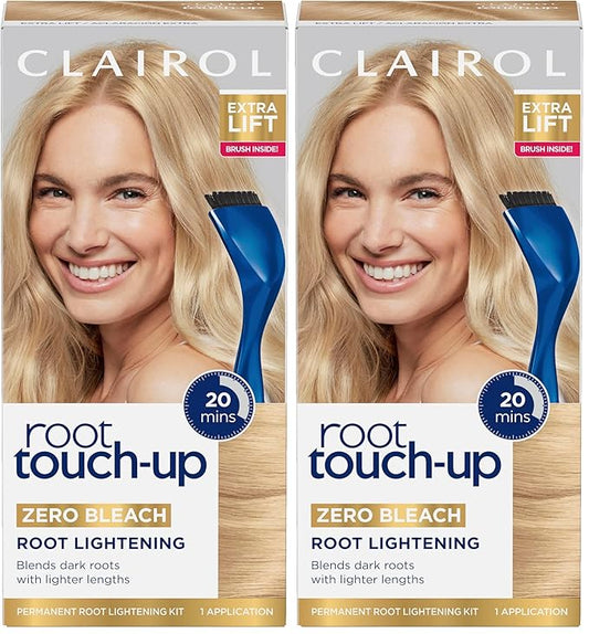 Clairol Root Touch-Up Permanent Hair Dye, Extra Lift Hair Color, Pack of 2