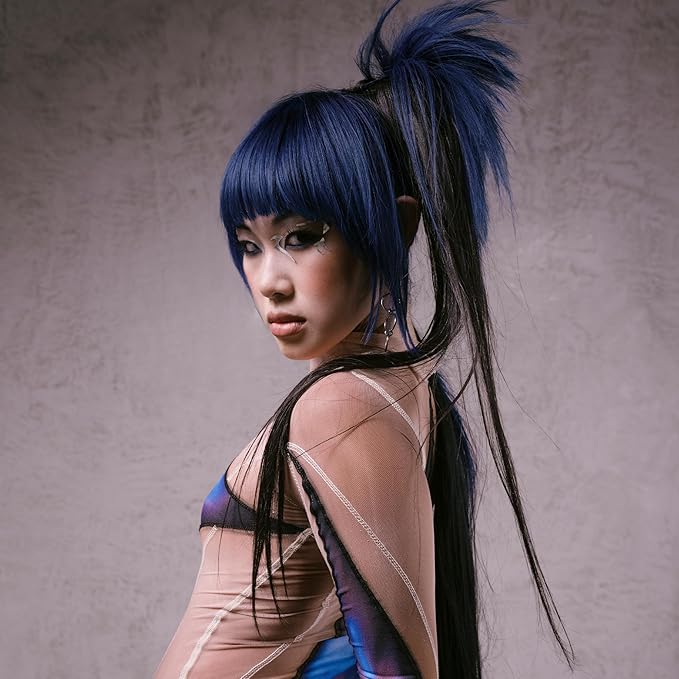 Arctic Fox x Arcane League of Legends Semi Permanent Hair Dye, Vegan & Cruelty Free, Ammonia Free, Fade-Resistant, Deep Navy Blue, For All Hair Types, 1 Pack, 5.6 oz, Caitlyn