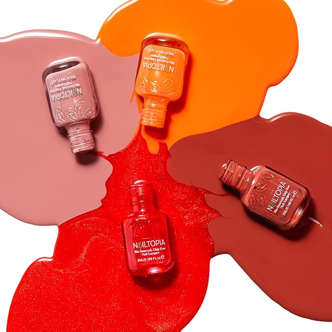 Nailtopia Bio-Sourced, Chip-Free Nail Lacquer - Fast Dry Nail Polish - Superfood-Infused - Natural Nail Polish - How You Dune - 0.169 oz