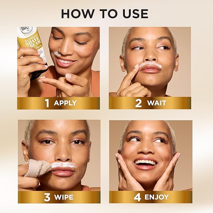 SoftSheen-Carson Magic Razorless Shaving Cream, Depilatory Hair Removal Cream, Works in 4 Minutes for Coarse, Curly Hair, 6 Oz