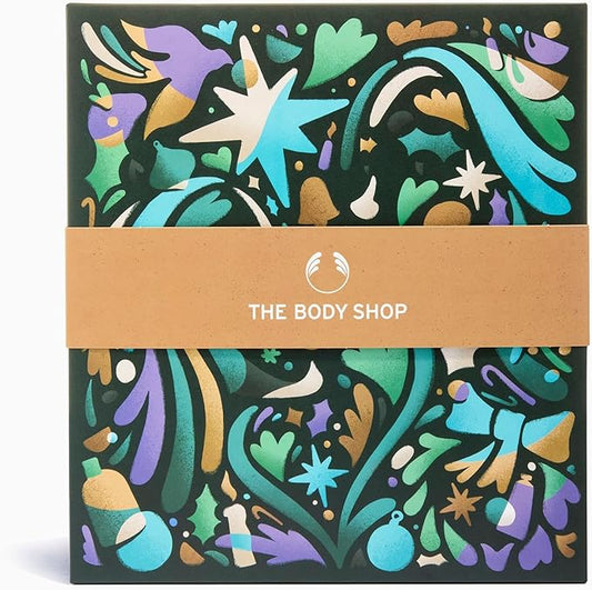 The Body Shop Classic Beauty Advent Calendar- 24 Piece Gift Set, Includes Creams & Gels for Shower & Body, Hand Balms and More