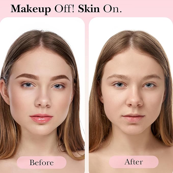 Mivida Hypoallergenic Makeup Remover Wipes With Vitamin E, Daily Cleansing Facial Towelettes, For Sensitive Skin, 50 Count, Alcohol Free, Fragrance Free Makeup Wipes