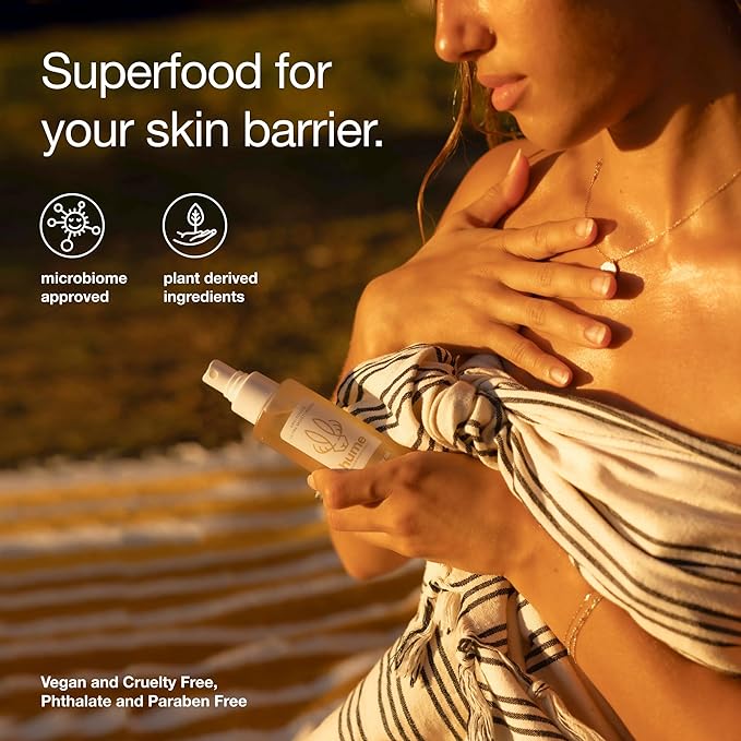 HUME SUPERNATURAL Dry Body Oil Spray - Moisturizing Oil for Dry Skin, After Shower Body Oils for Women and Men, Nourishing, Hydration, Glow, Vanilla Daze, 1-Pack