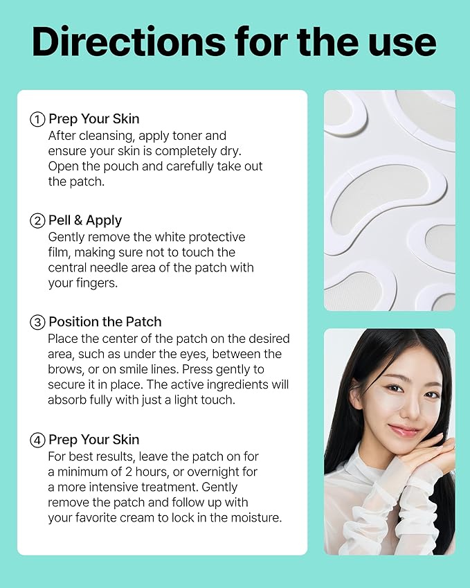 CHARDE Eye Bag Lift 1100 Shot Reedle Patch | Advanced Under-Eye Care with Lift Tox 50.2%, Cica Exosome, Niacinamide for Dark Circles & Puffiness | Korean Skin Care | 8 Patches (4 pairs)
