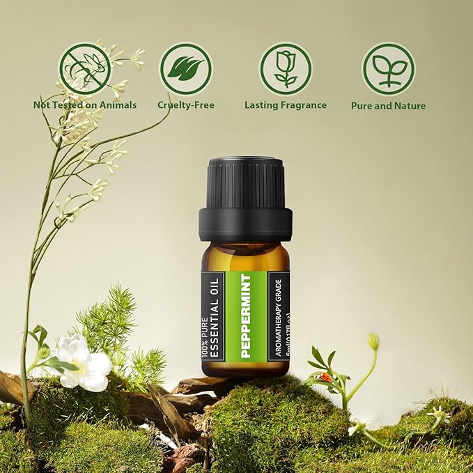 SACATR 60 Bottles Premium Essential Oils Set - Natural Essential Oils for Diffuser, Humidifier, Candle and Soap Making（60x5 ML）