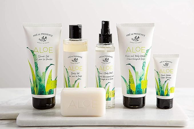 Organic Aloe Collection Hydrating Face and Body Cream (6.7oz), Fresh Cucumber Scent