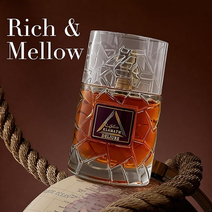 Klamath-Deliur Long-Lasting Cologne for Men | Vanilla, Warm Spicy, Amber, Cinnamon Scent | Eau de Toilette 100ml Spray | Day to Night Fragrance