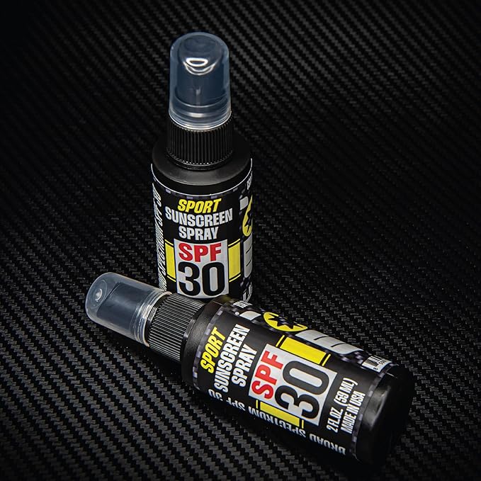 Mo’ Handsome Sport Sunscreen Spray SPF 30-2 Pack - Broad Spectrum, Reef Safe, Water Resistant (80 min), TSA Travel Size, Made in USA