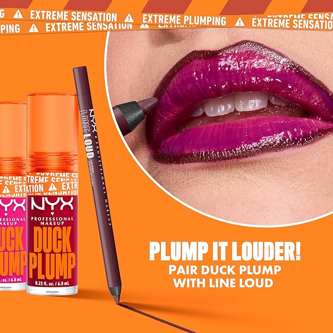 NYX PROFESSIONAL MAKEUP Line Loud Lip Liner, Longwear and Pigmented Lip Pencil with Jojoba Oil & Vitamin E - Make A Statement