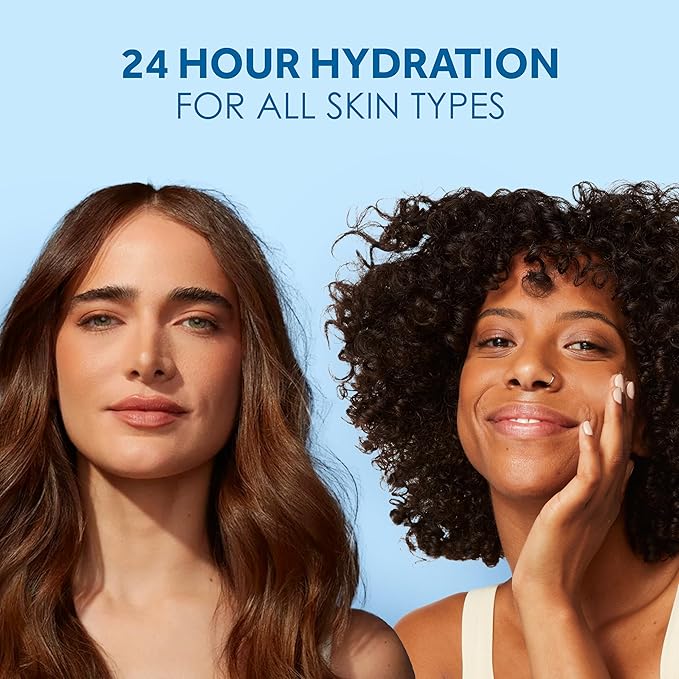 POND'S Hyaluronic Acid, Vitamin E & B3 Gel Face Moisturizer For 24 hour Hydration and Luminous Skin, 3.4 oz