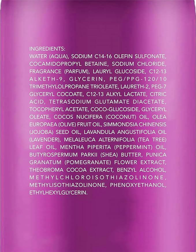 AnatoliaDaphne Lavender Body Wash and Shower Gel with Vitamin E for Jock Itch, Eczema, Ringworm, Body Odor, Body Wash Women & Men with Added Body Oils, LARGE 20.2 FL Oz Bottle.