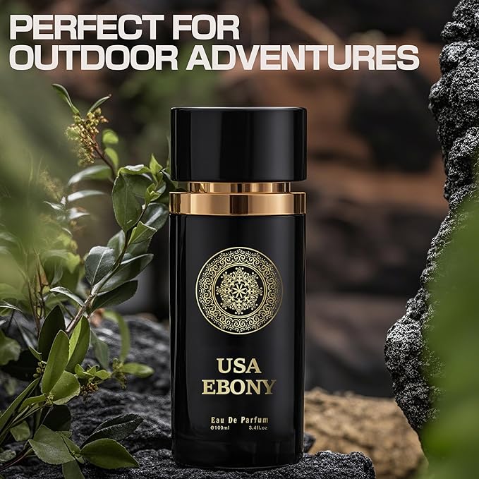 3Pack Men Colognes Choco Musk&USA Ebony&Valencia Uomo Intense Eau De Parfume Spray with Woody Floral & Fruity Scent Perfume Gift Set Day to Night Luxury Fragrances